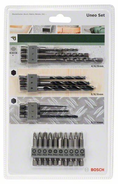 Bosch Power Tools Bohr-/Bit-Set 2609256989