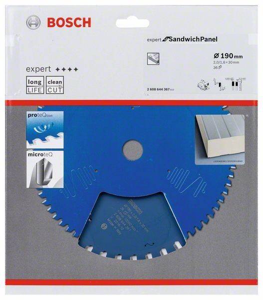 Bosch Power Tools Kreissägeblatt Sandw 2608644367