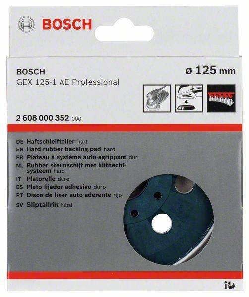 Bosch Power Tools Schleifteller hart, 125 2608000352