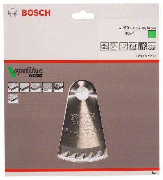 Bosch Power Tools PRO Wood Kreissägeblatt, 2608640614