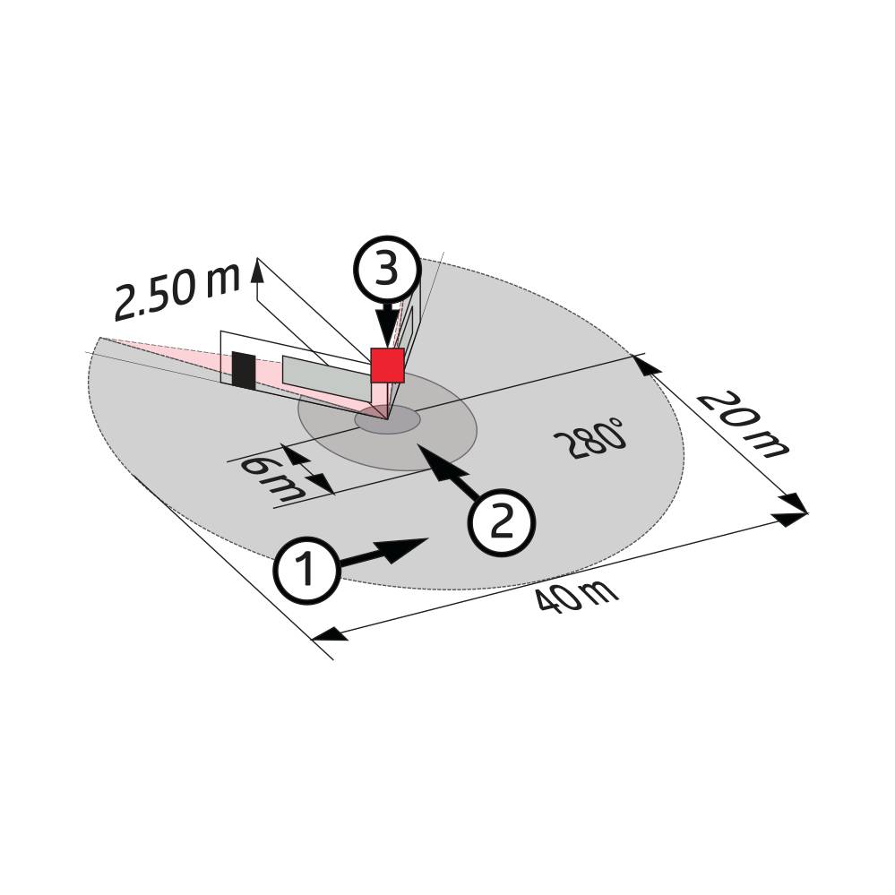 BEG Brück Electronic Bewegungsmelder RC-plus next N280 ws