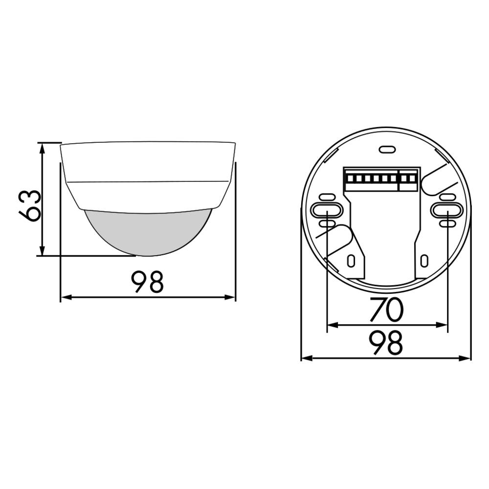 BEG Brück Electronic Präsenzmelder PD4-M-1C-AP