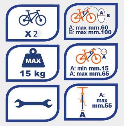 2x Fahrradträger/Dachfahrradträger/Fahrradhalter ORION