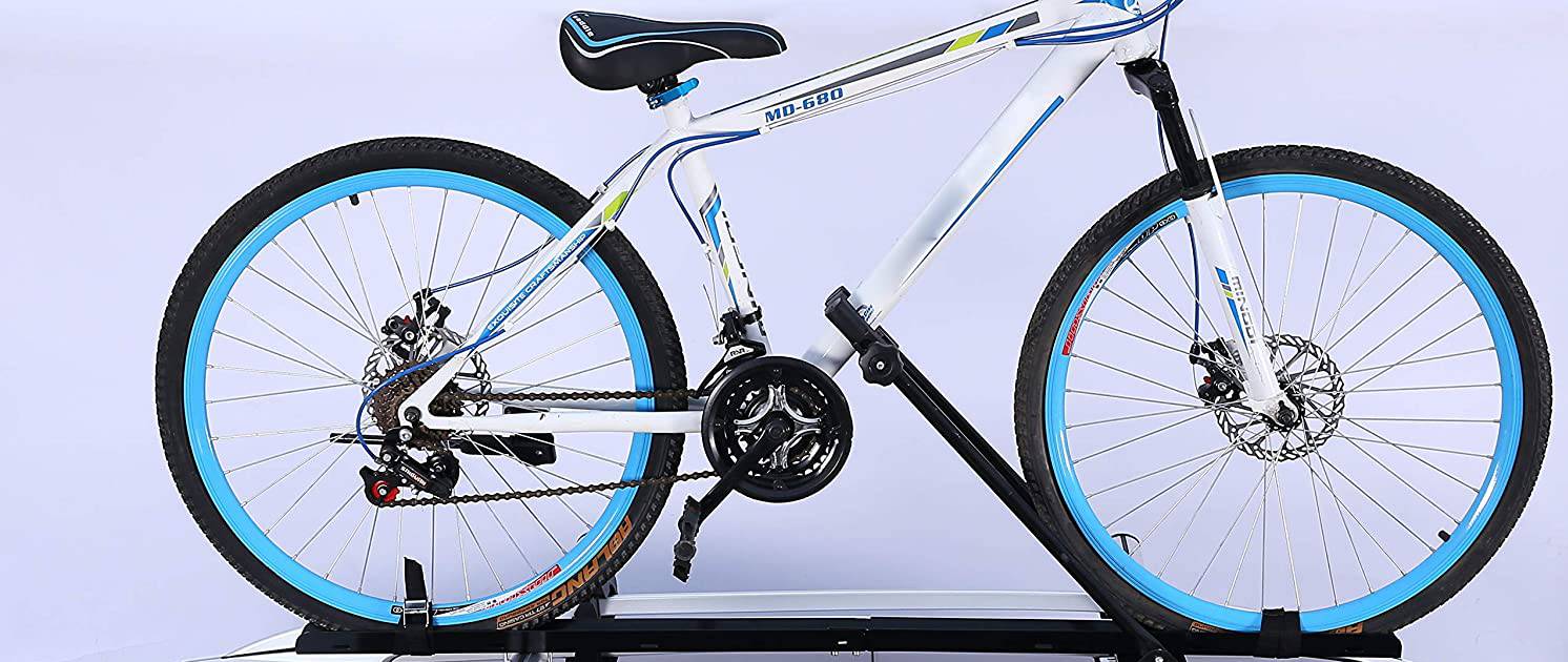 4x Fahrradträger ORION + Dachträger RAPID kompatibel mit für Kia Carnival (VQ) (5Türer) 06-11