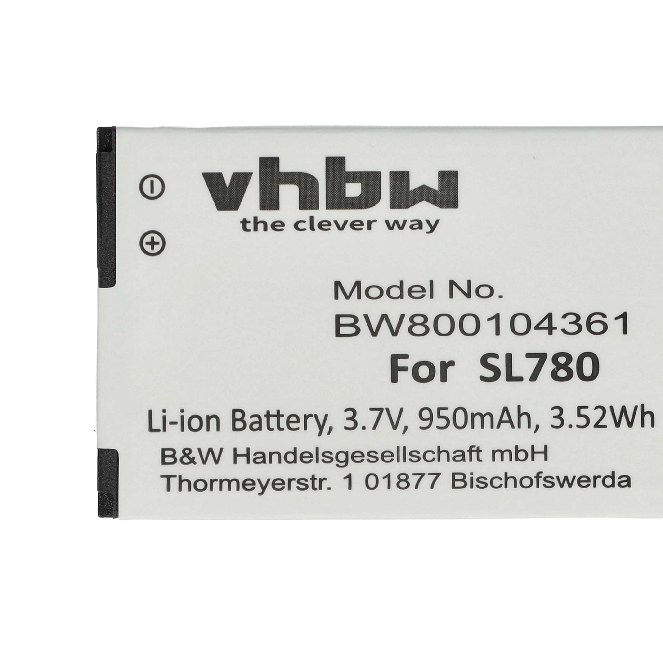 vhbw 10x Akku Ersatz für Siemens V30145-K1310K-X444, V30145-K1310-X445 für schnurlos Festnetz Telefon (950mAh, 3,7V, Li-Ion)