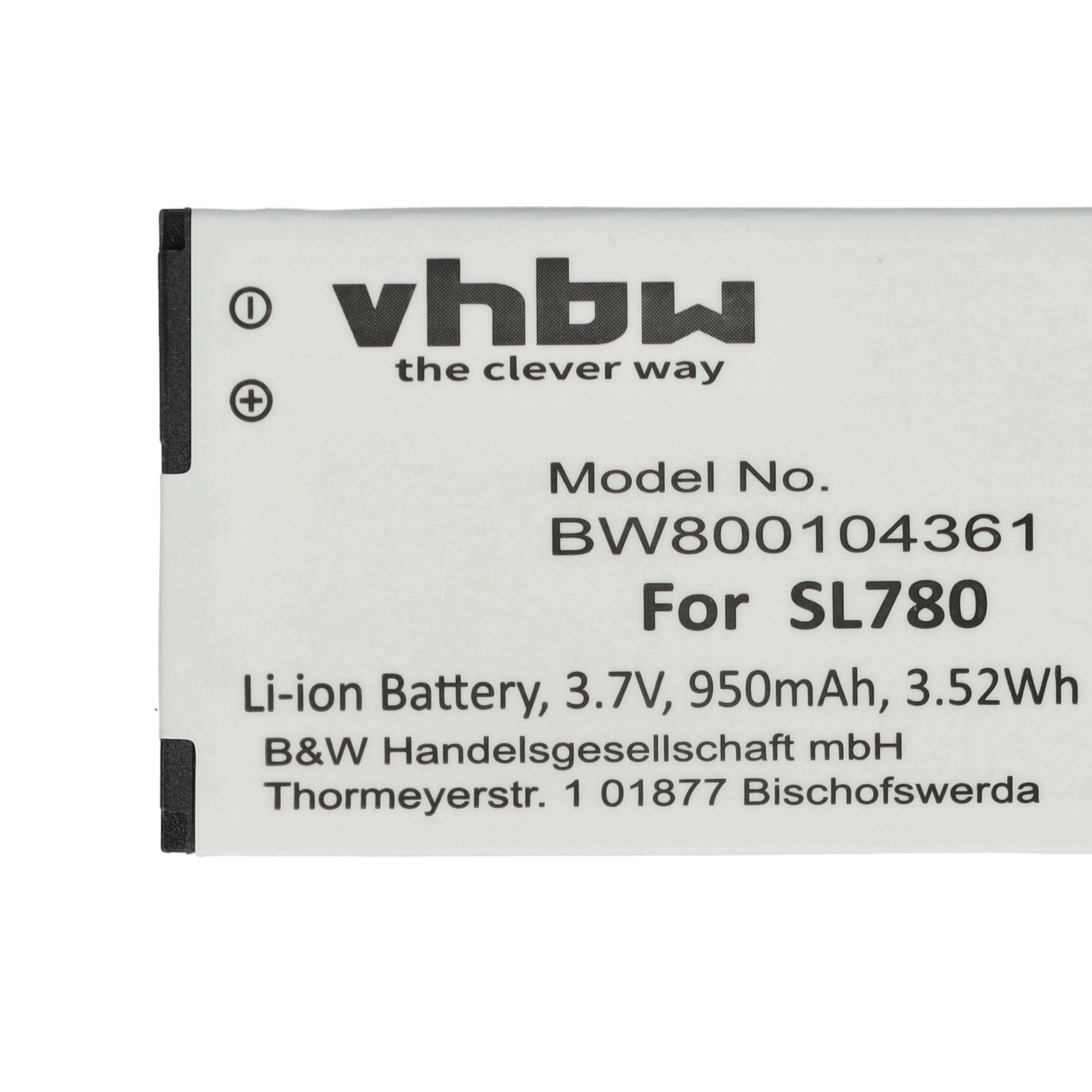 vhbw 5x Akku kompatibel mit Siemens Gigaset SL350, SL350H, SL450, SL400A, SL400, SL400H schnurlos Festnetz Telefon (950 mAh, 3,7 V, Li-Ion)