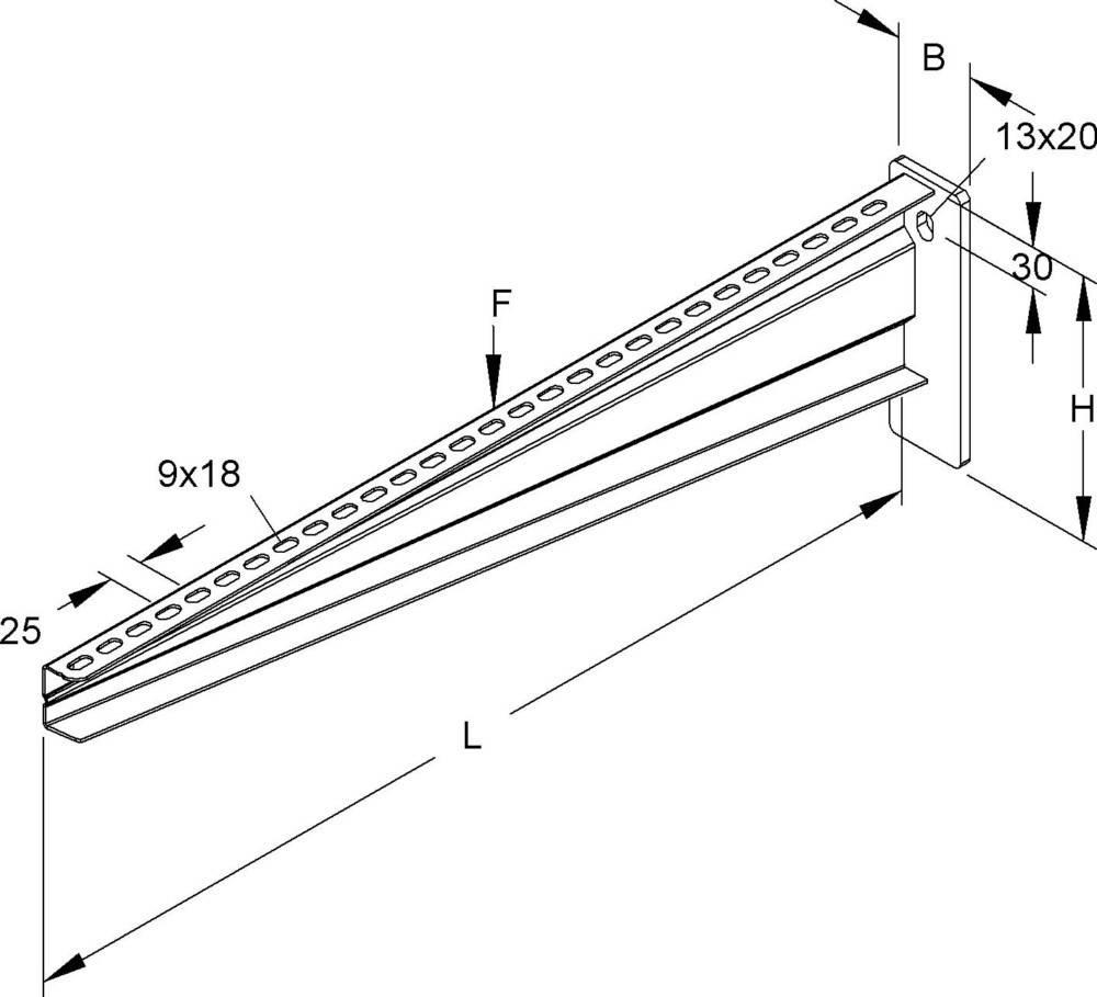 Niedax Wandausleger KTA 700
