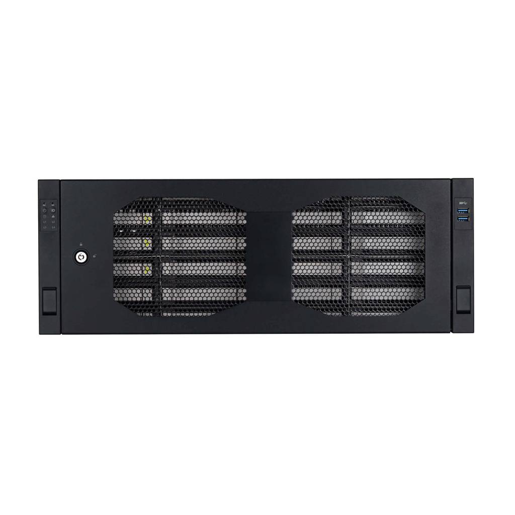 InWin Gehäuse 4U Hybrid Storage Server RS424-07/SLM/PDB