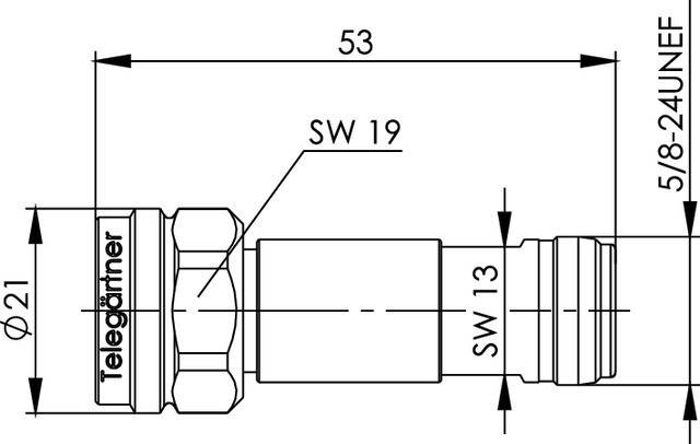 Telegärtner N-Dämpfungsgli. 20dB 100024172