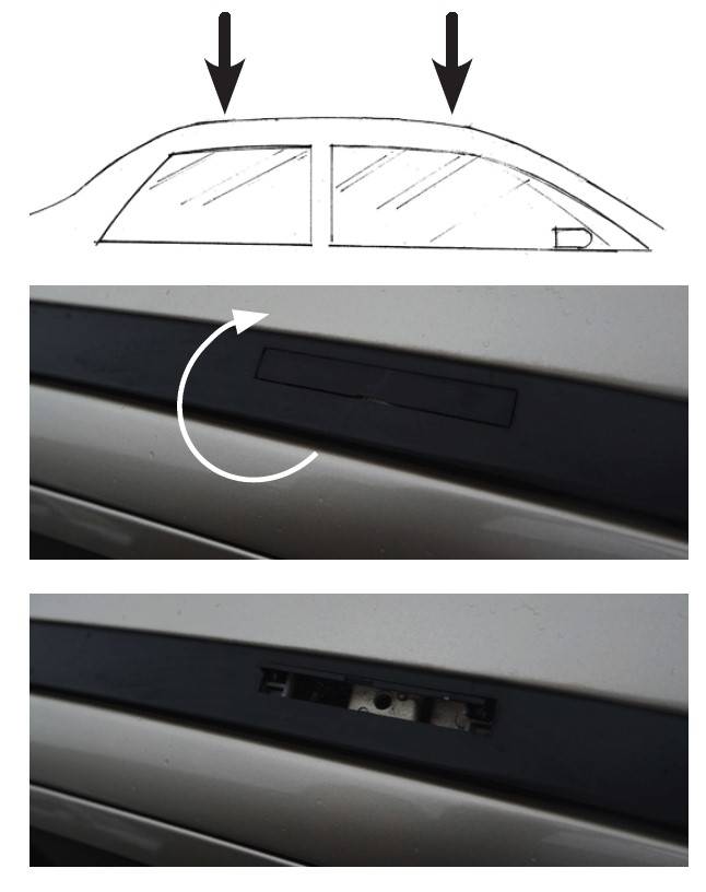 Dachbox VDPFL320 320 Liter schwarz glänzend + Dachträger K1 MEDIUM kompatibel mit für Renault Kangoo Express (Mk2) (5Türer) ab 08