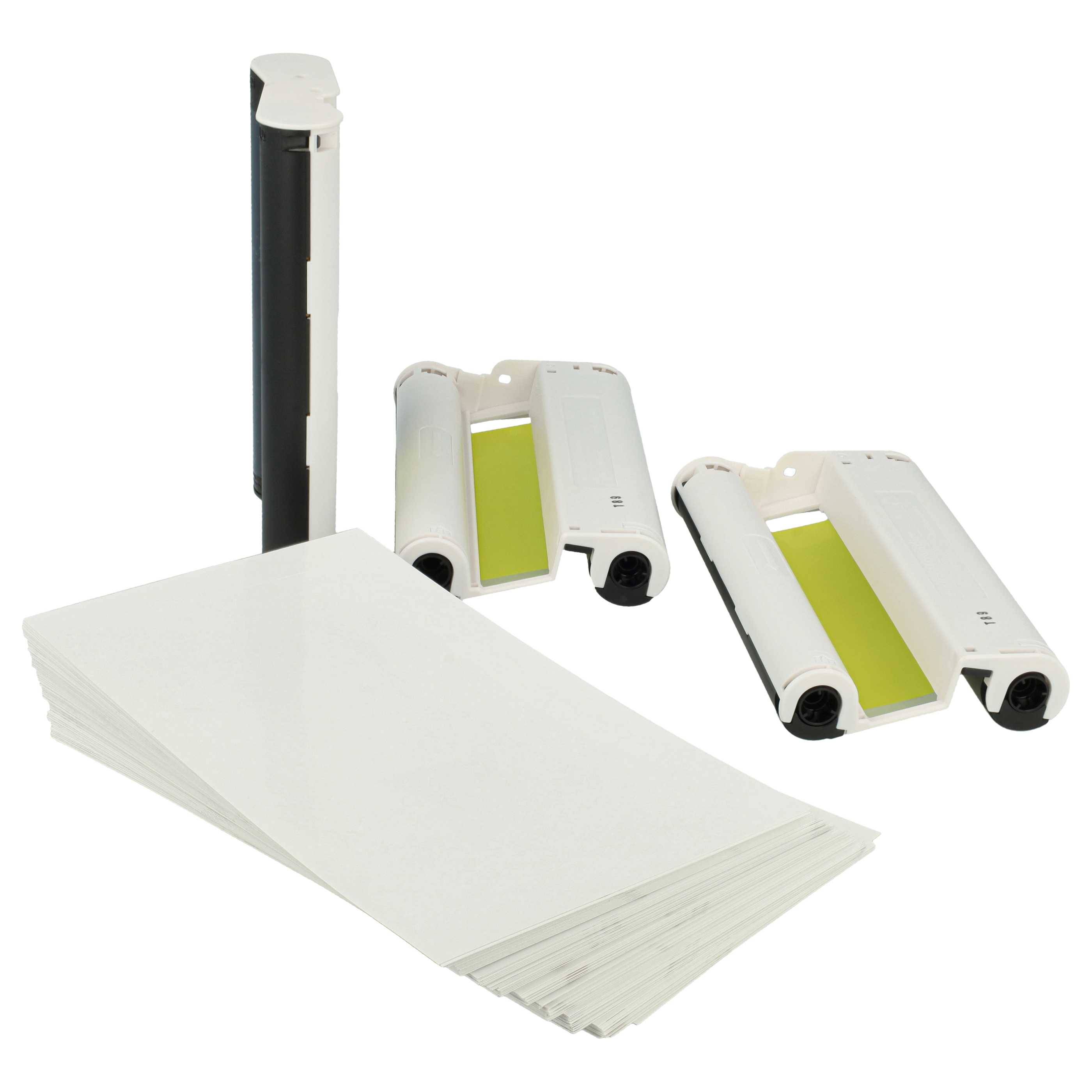 vhbw Druckerkartuschen Cyan/Magenta/Yellow kompatibel mit Canon Selphy CP-510, CP-530 Fotodrucker (kompatibel, 3er-Pack)