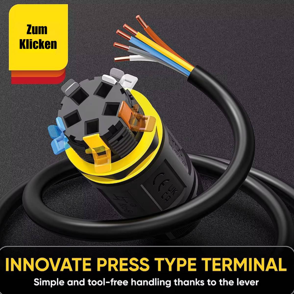 Kabelmuffe Abzweigdose Anschlussbox Kabelverbinder Verteilerdose Anschlußbox Verbindungsdose IP68 Wasserdicht Erdkabel 3-Pin X-Form Zum Klicken