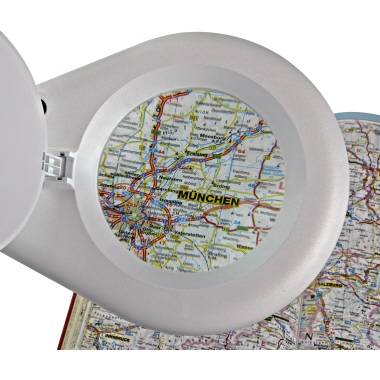 Maul LED-Lupenleuchte MAULviso 8263402 mit Klemmfuß ws