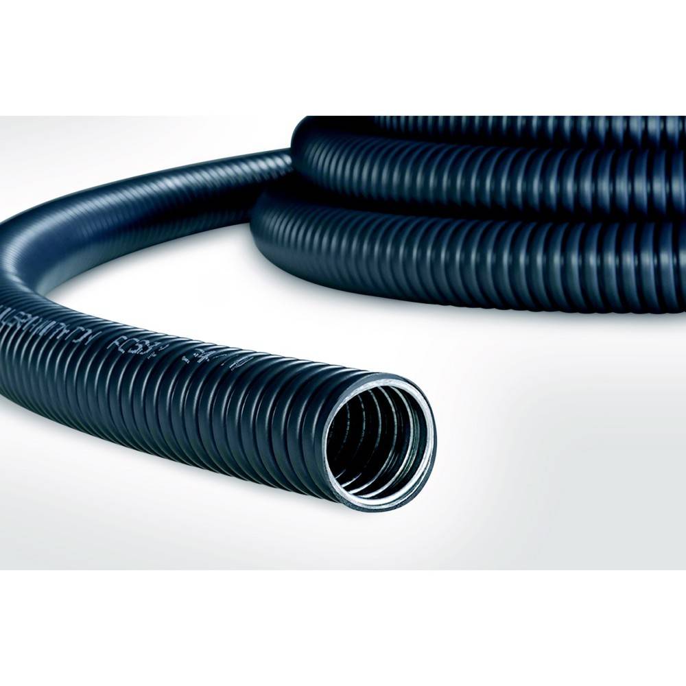 HellermannTyton HelaGuard Metallschlauch PCS40 GS/PVC GY9,75M