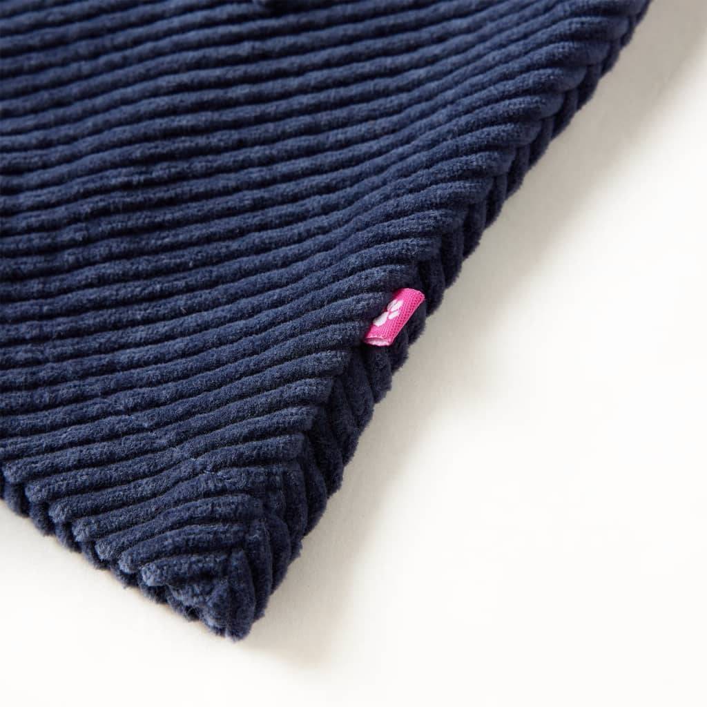 Kinderrock mit Taschen Cord Marineblau 92