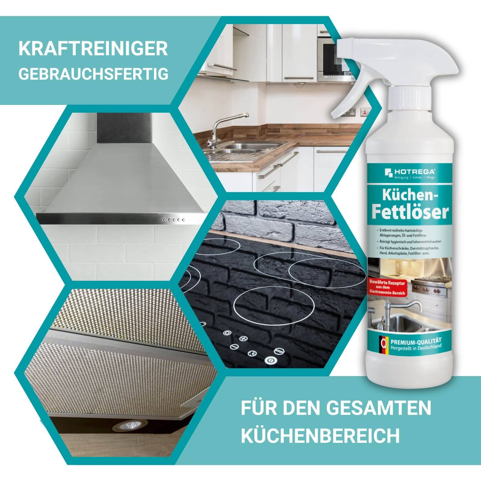 HOTREGA Küchen Fettlöser Sets - Menge:3