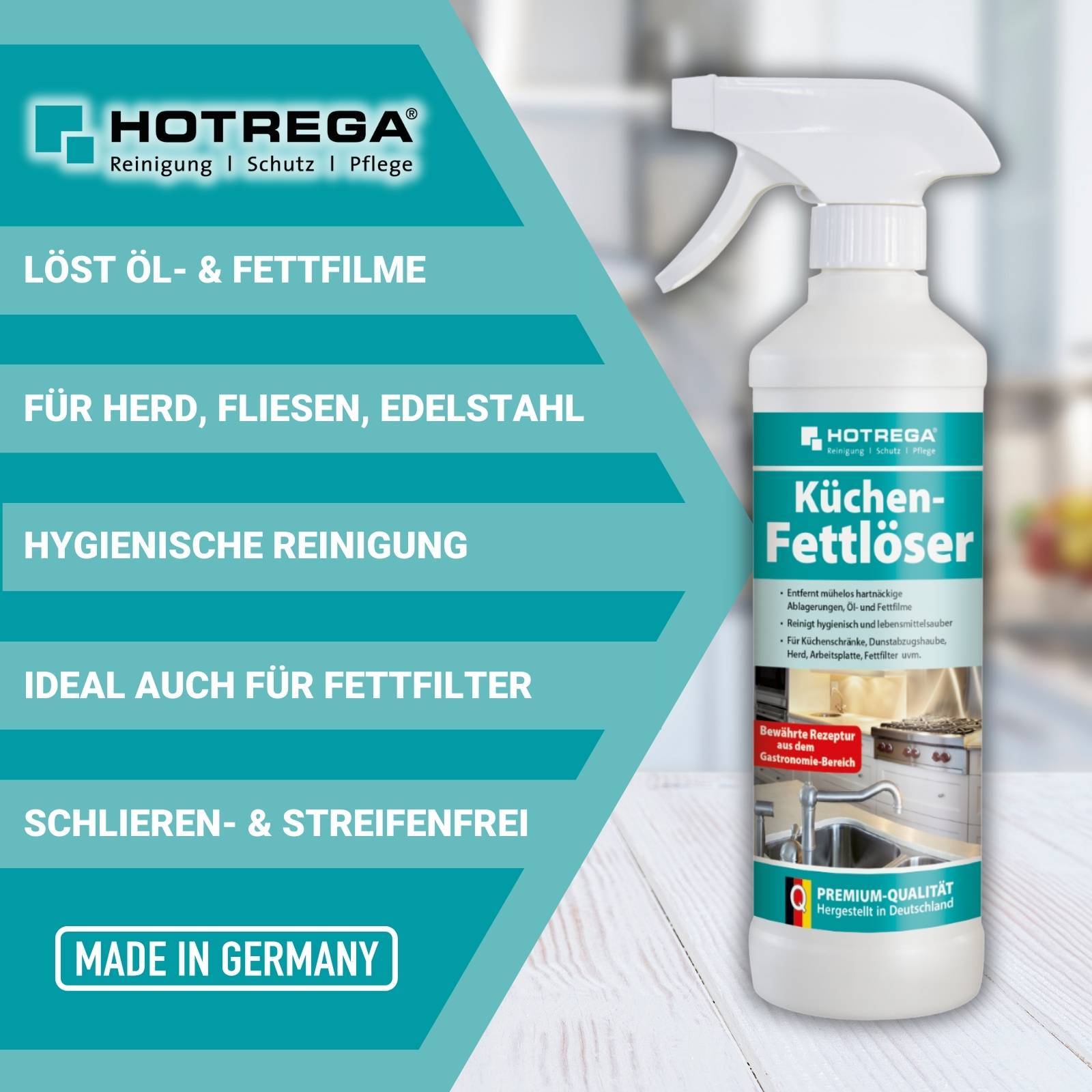 HOTREGA Küchen Fettlöser 500 ml