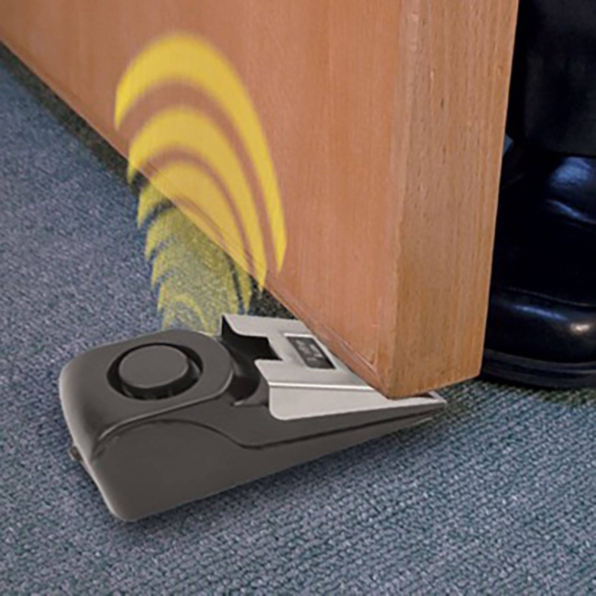 OLYMPIA T 300 Alarm-Türstopper mit Erschütterungssensor, 100 dB