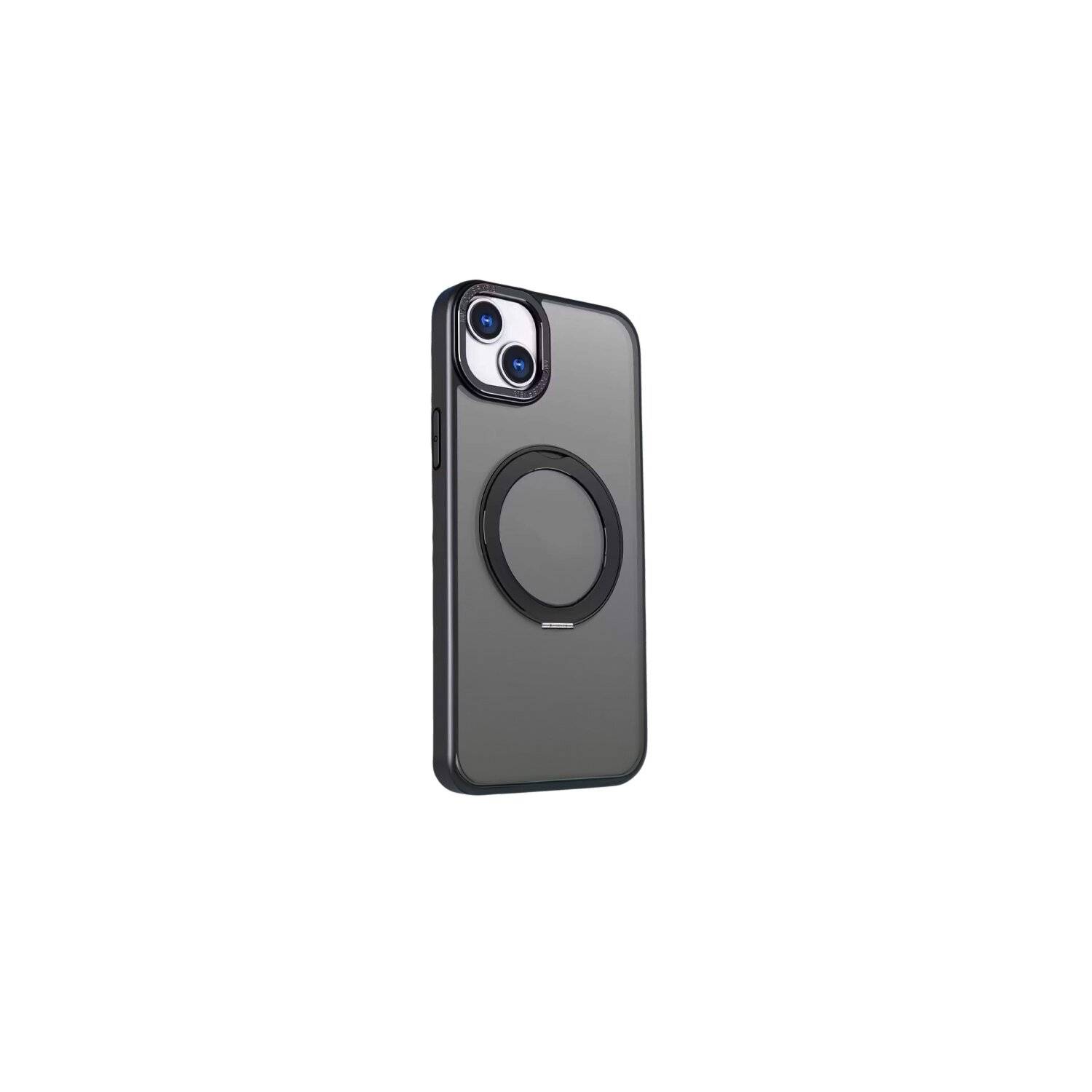 Mag Ring Rotating case kompatibel mit iPhone 11 Schwarz