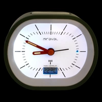 Miraval Funkwecker mit Digitaler Datumsanzeige Temperatur Geräuschlos Reisewecker Quarzwecker kein Ticken - 4-MV1021-2 Miraval Funkwecker mit Digitaler Datumsanzeige Temperatur Geräuschlos Reisewecker Quarzwecker kein Ticken - 4-MV1021-2