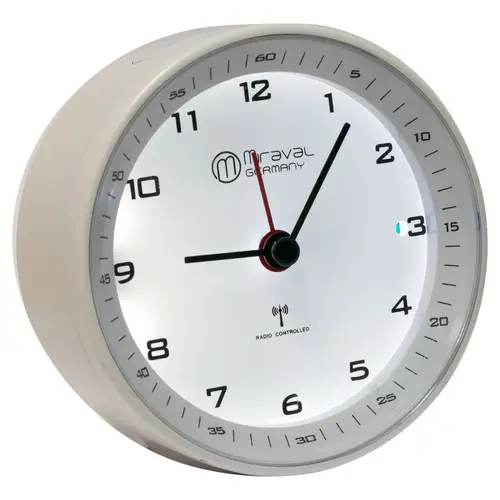 Miraval Funkwecker Premiumline DCF77 Funkwecker Reisewecker Analoger Wecker geräuschlos kein Ticken Design Funkwecker Miraval Funkwecker Premiumline DCF77 Funkwecker Reisewecker Analoger Wecker geräuschlos kein Ticken Design Funkwecker