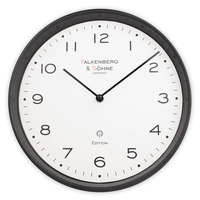 Design Funkwanduhr 30 cm lautlos Japanisches Quarzuhwerk Mineral Glas kein Ticken Funkuhr Design Funkwanduhr 30 cm lautlos Japanisches Quarzuhwerk Mineral Glas kein Ticken Funkuhr