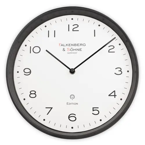 Design Funkwanduhr 30 cm lautlos Japanisches Quarzuhwerk Mineral Glas kein Ticken Funkuhr Design Funkwanduhr 30 cm lautlos Japanisches Quarzuhwerk Mineral Glas kein Ticken Funkuhr