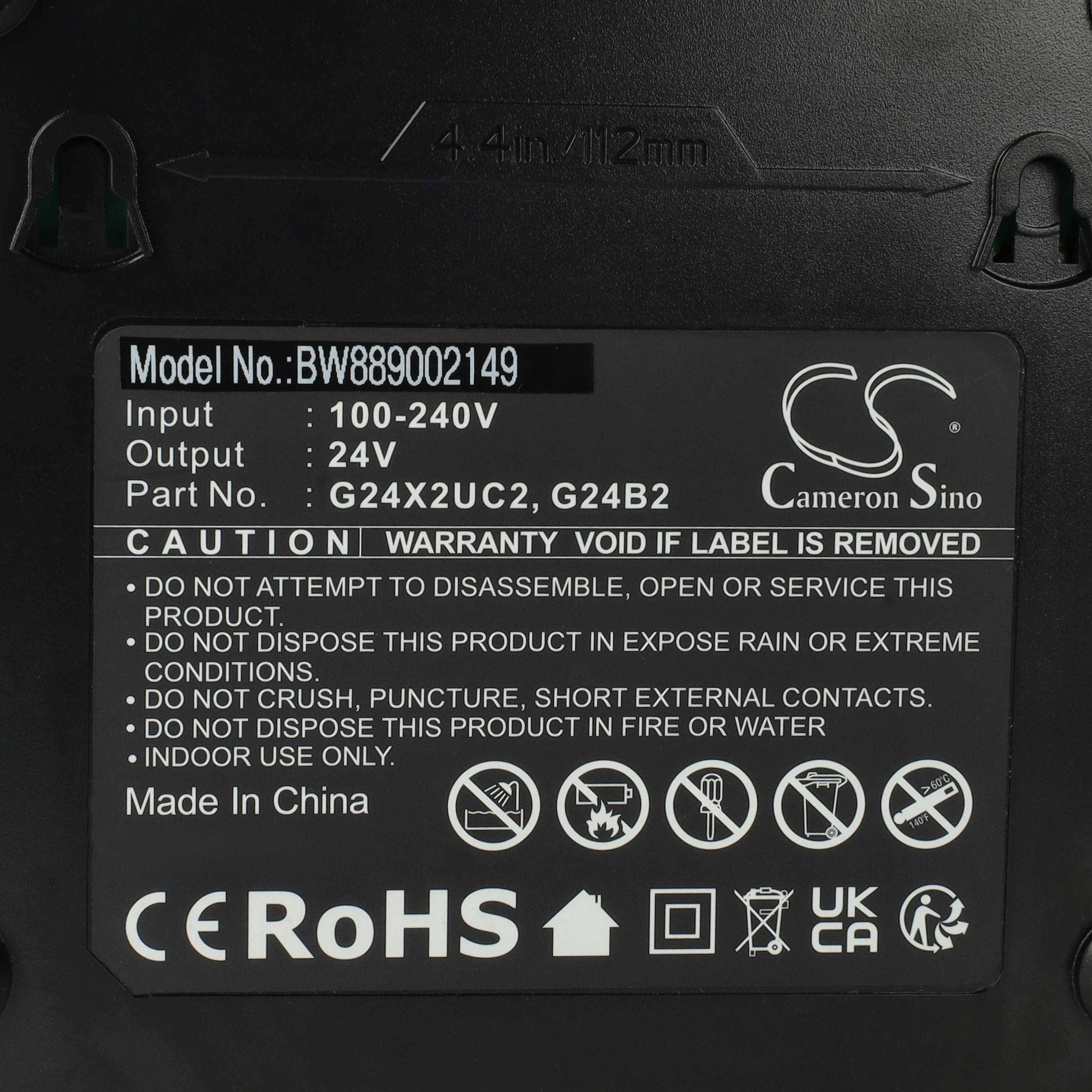 vhbw Dual-Ladegerät kompatibel mit Stiga SMT 24 AE Werkzeug Li-Ion-Akkus