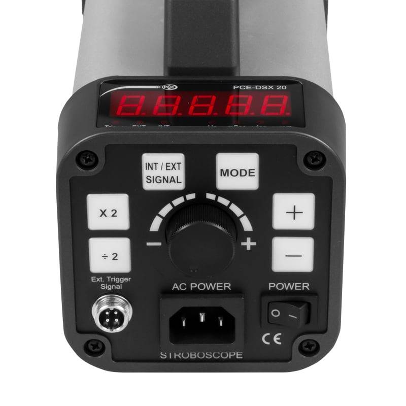 PCE Instruments Stroboskop PCE-DSX 20 |optisch 50 … 35000 RPM/FPM |Xenon Blitz |10 … 30 µs |mit Trigger-Eingang