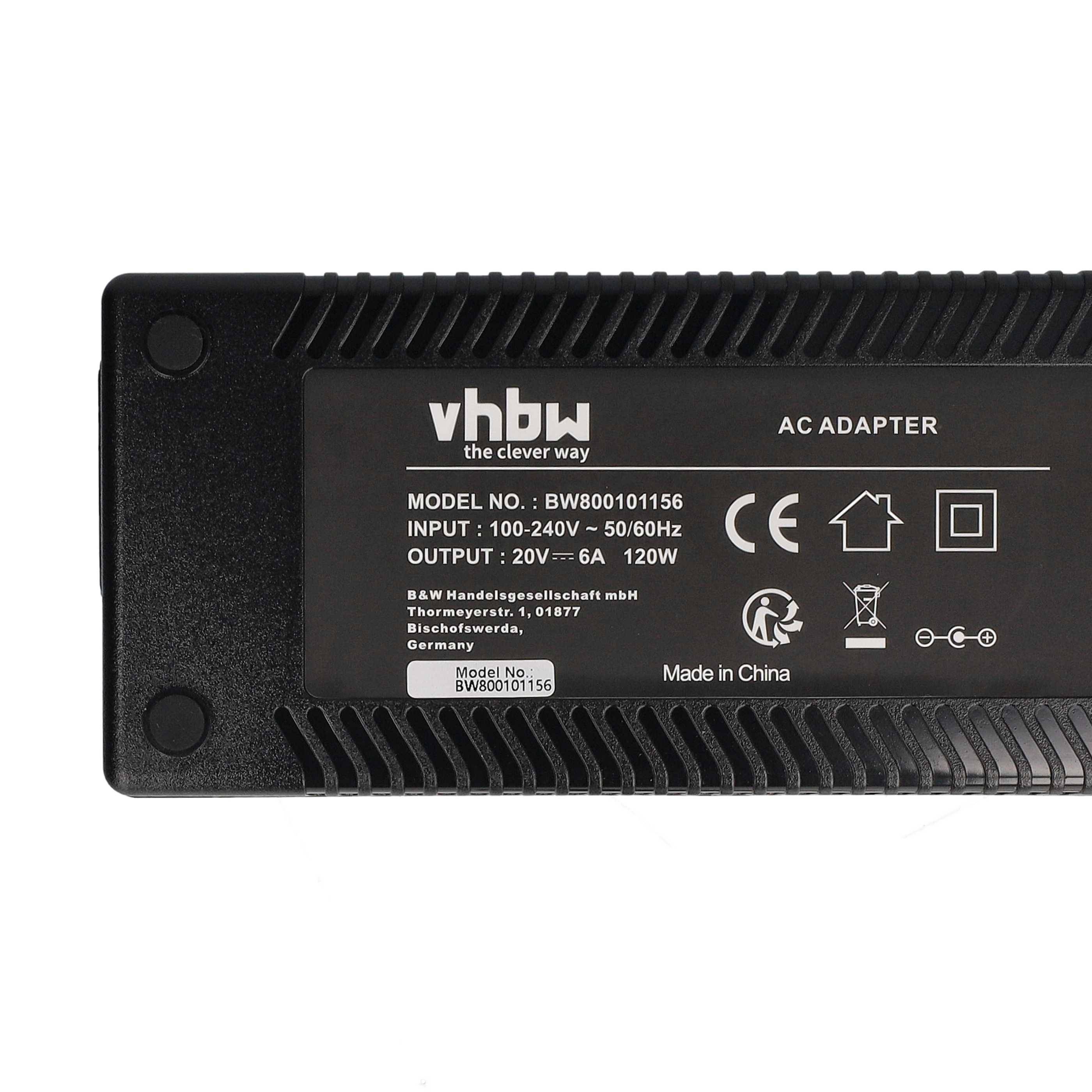 vhbw Netzteil Ersatz für FMV-AC314, CAO1007-0920, CAO1007-0940, CP145081-01 für Notebook - 200 cm, 120 W