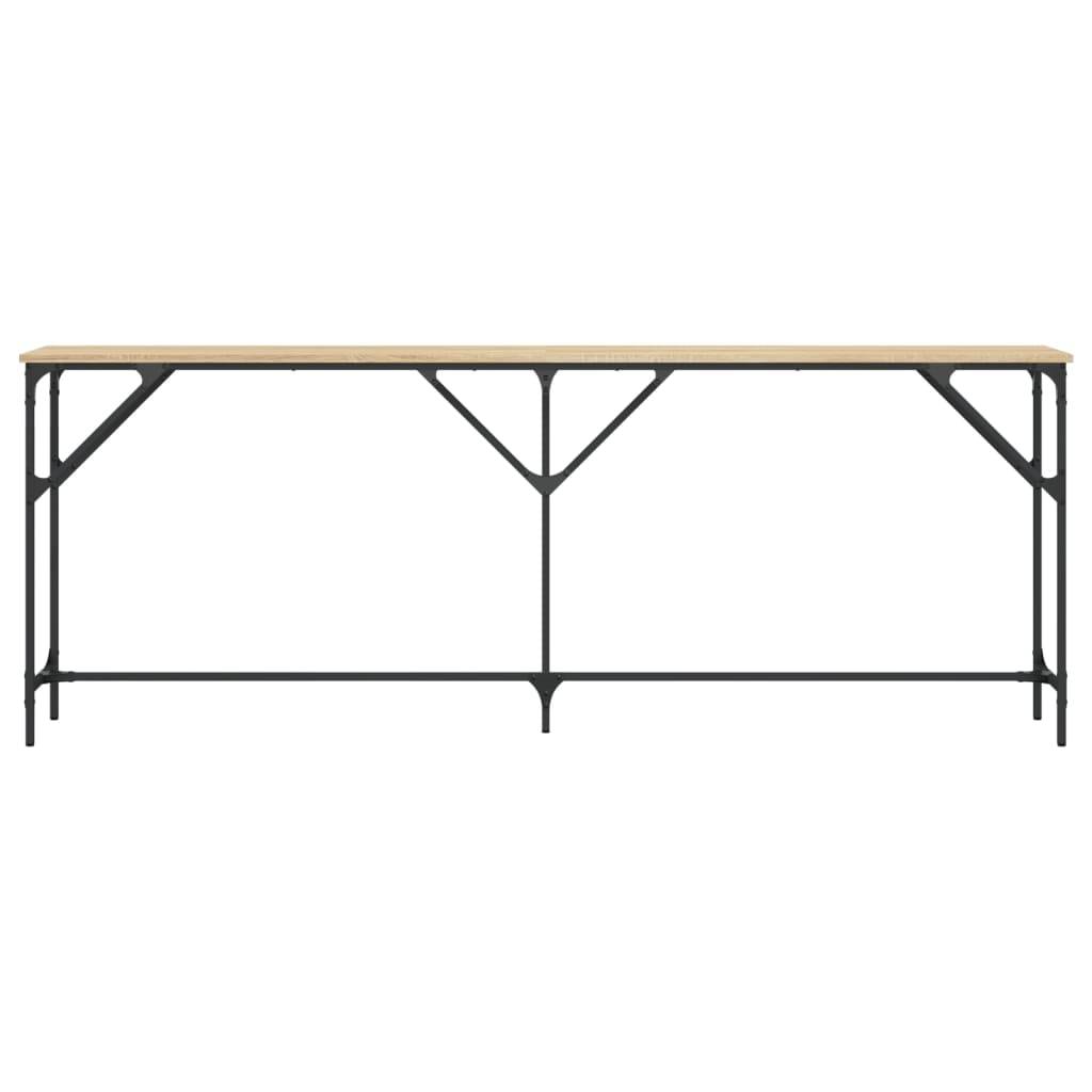 vidaXL Konsolentisch Sonoma-Eiche 200x29x75 cm Holzwerkstoff