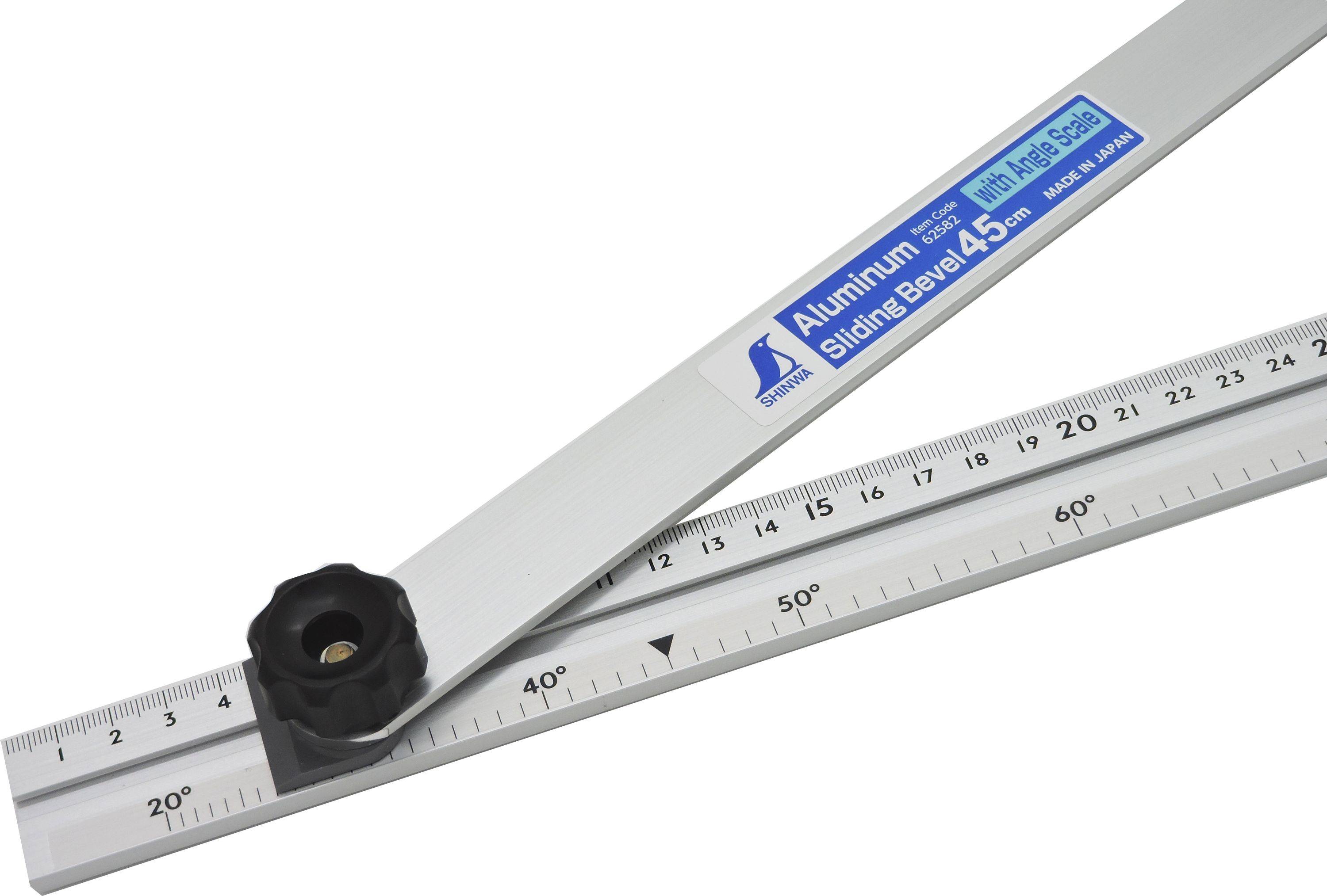 Shinwa 62661 Zimmerer-Schmiege 45 cm (FAMEX 12606), Winkelmesser Konturenmesser