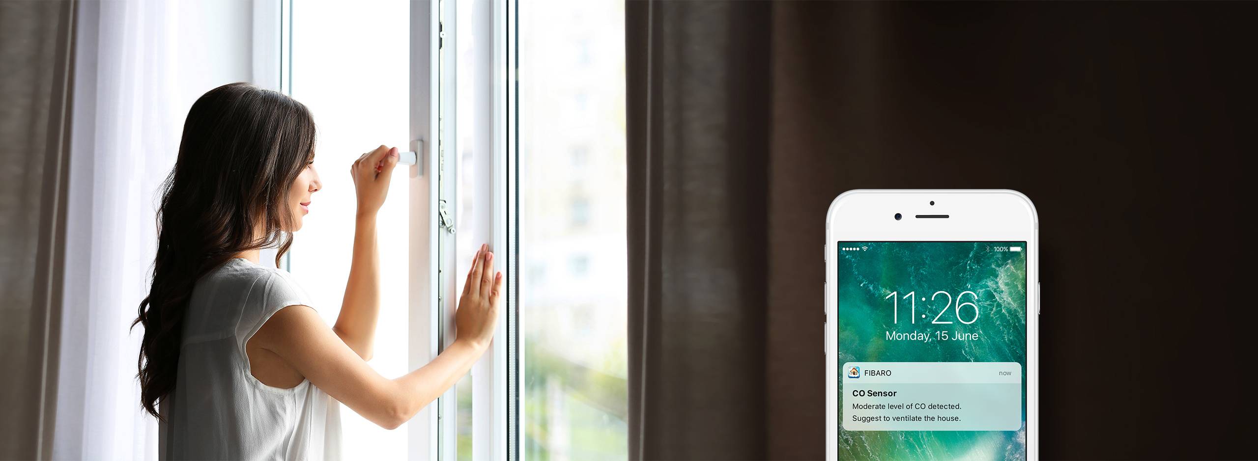 Fibaro CO Sensor - Kohlenmonoxidsensor - kabellos