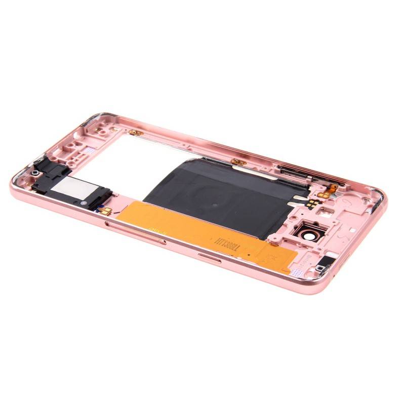 Mittelrahmen Rahmen Kamera Glas Gehäuse für Samsung Galaxy A5 2016 A510F Pink