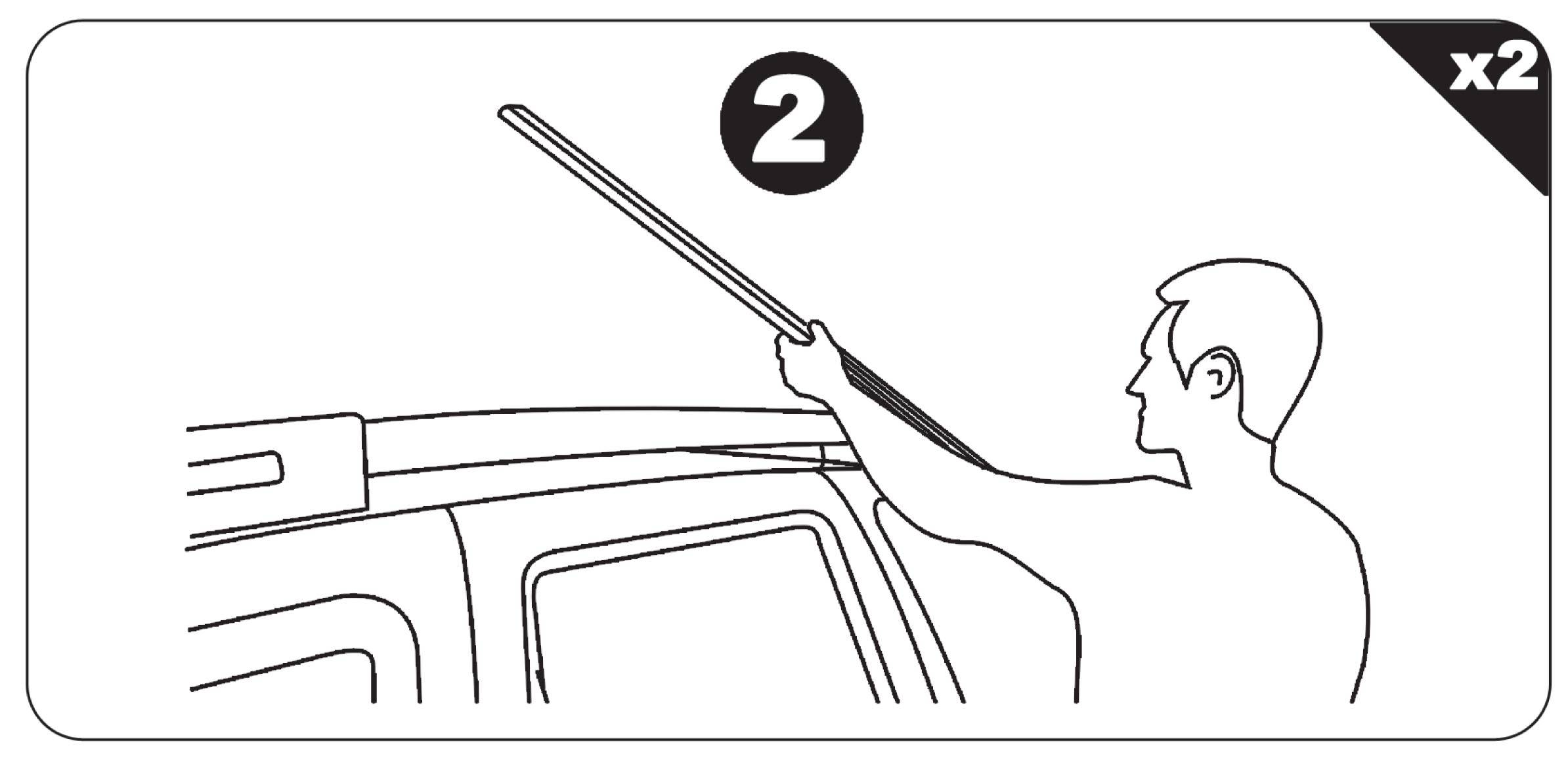 Dachbox VDPJUXT600 600Ltr abschließbar + Alu Dachträger Aurilis VDP kompatibel mit für Ford S-Max (5 Türer) ab 2015