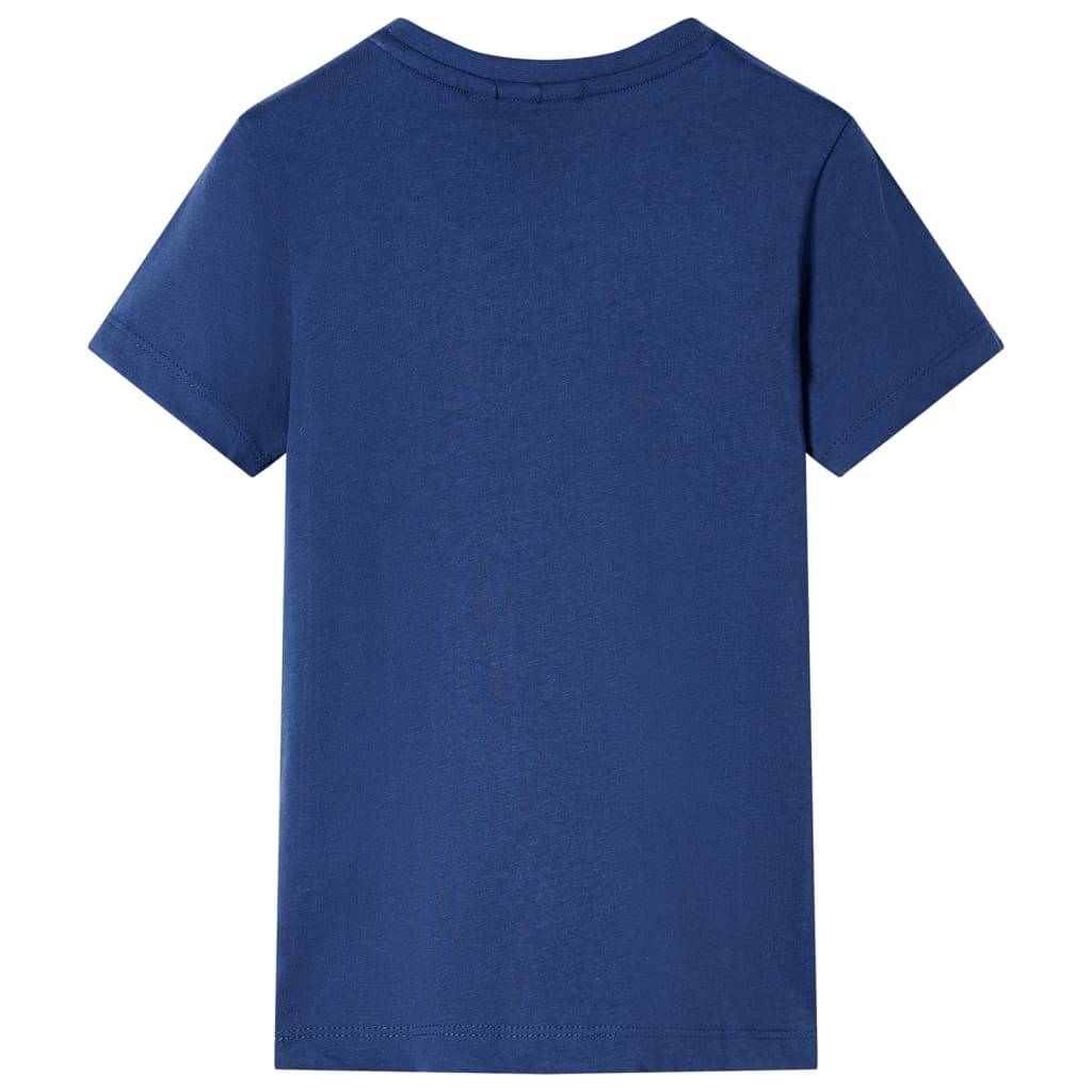 Kinder-T-Shirt Dunkelblau 104