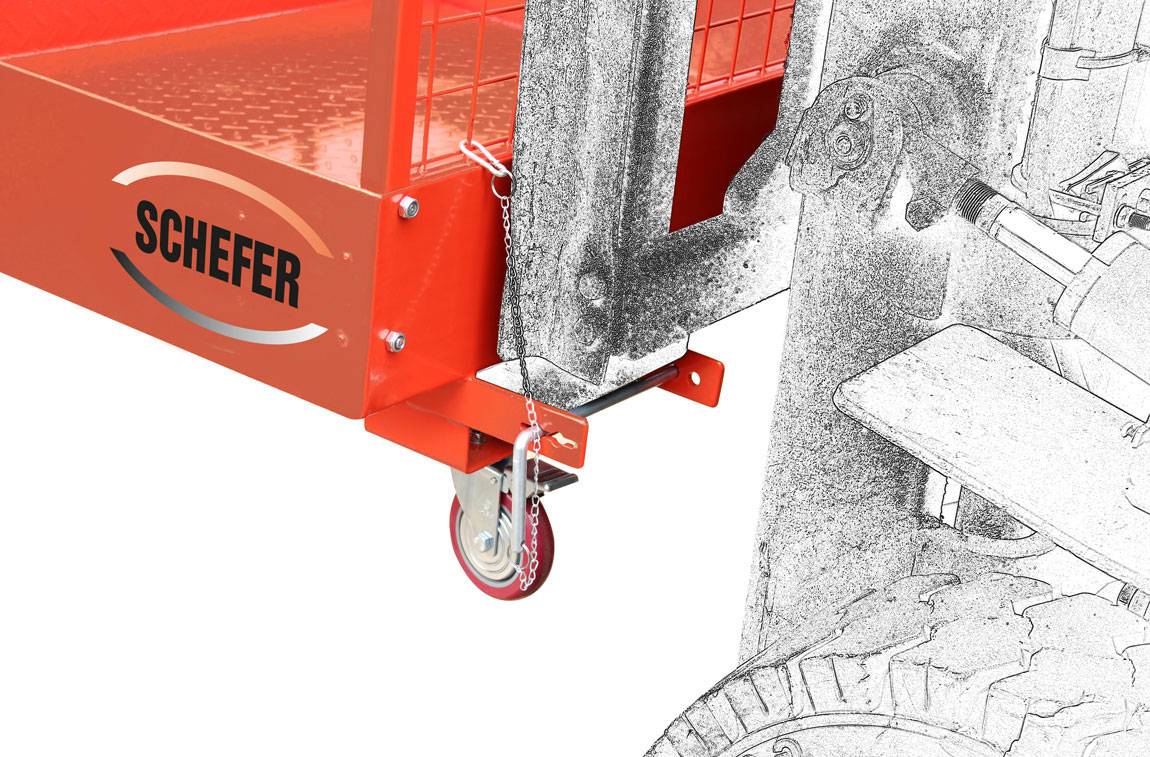 Schefer Arbeitsbühne AB Premium mit Rollen