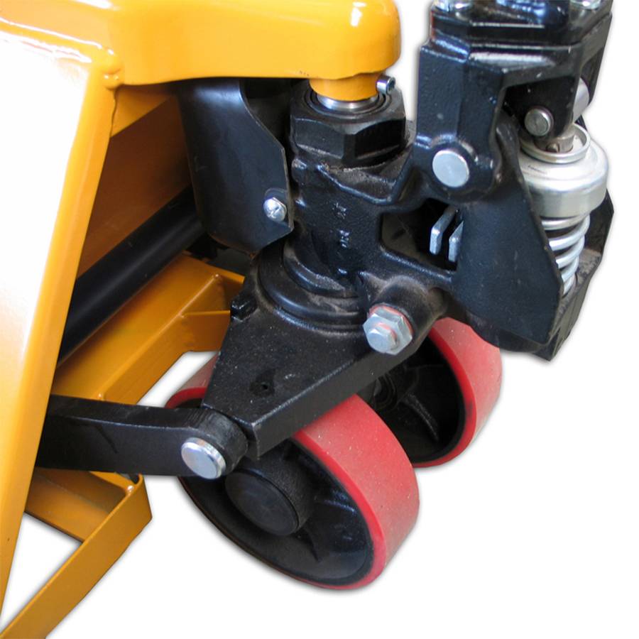 qteck Gabelhubwagen mit Waage WHW-Serie 4x1,5V(AAA) Wiegbereich bis 2000kg Gabellänge 1150mm