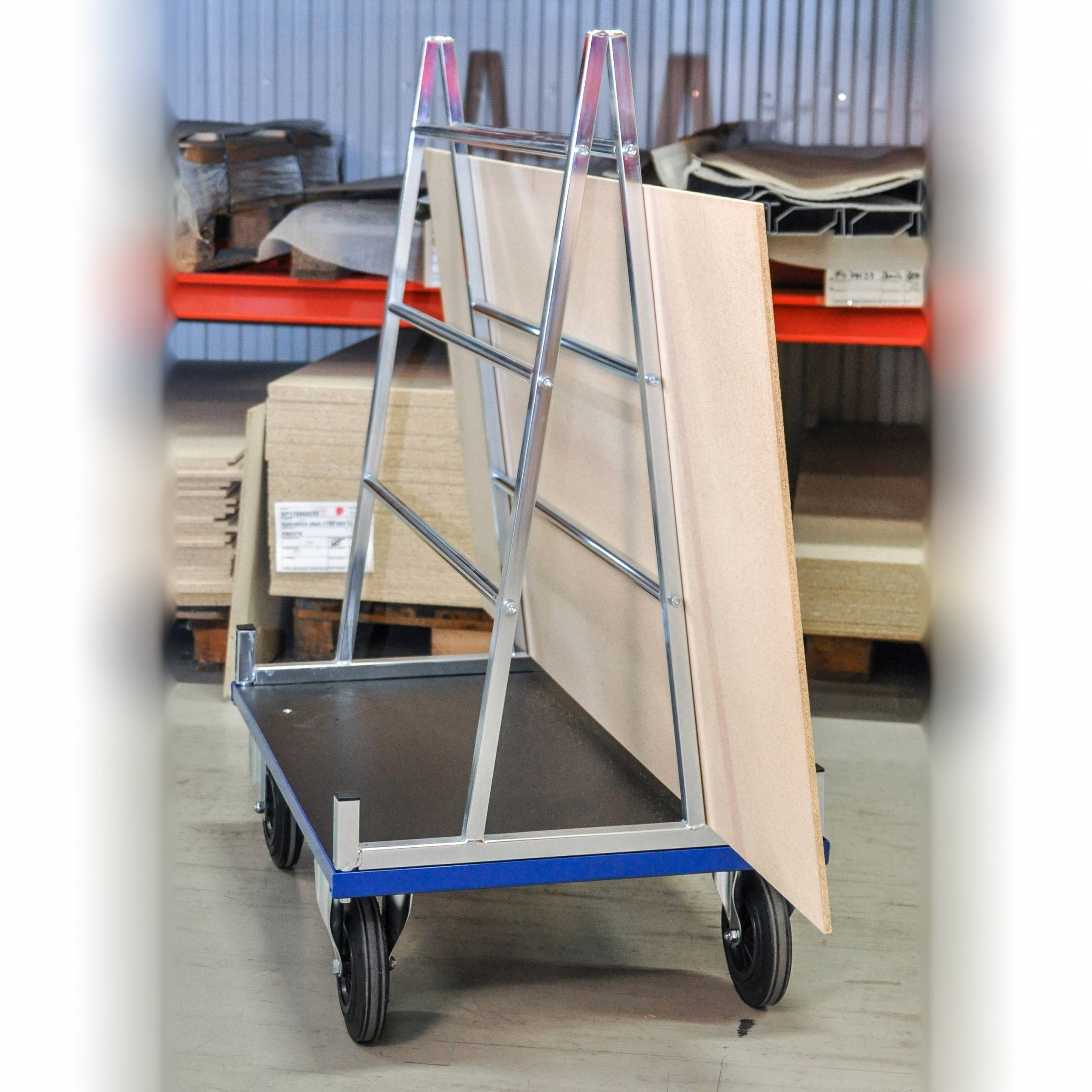 Kongamek Plattenwagen verzinkt 1000x700x1380mm mit Gummibereifung ohne Bremse