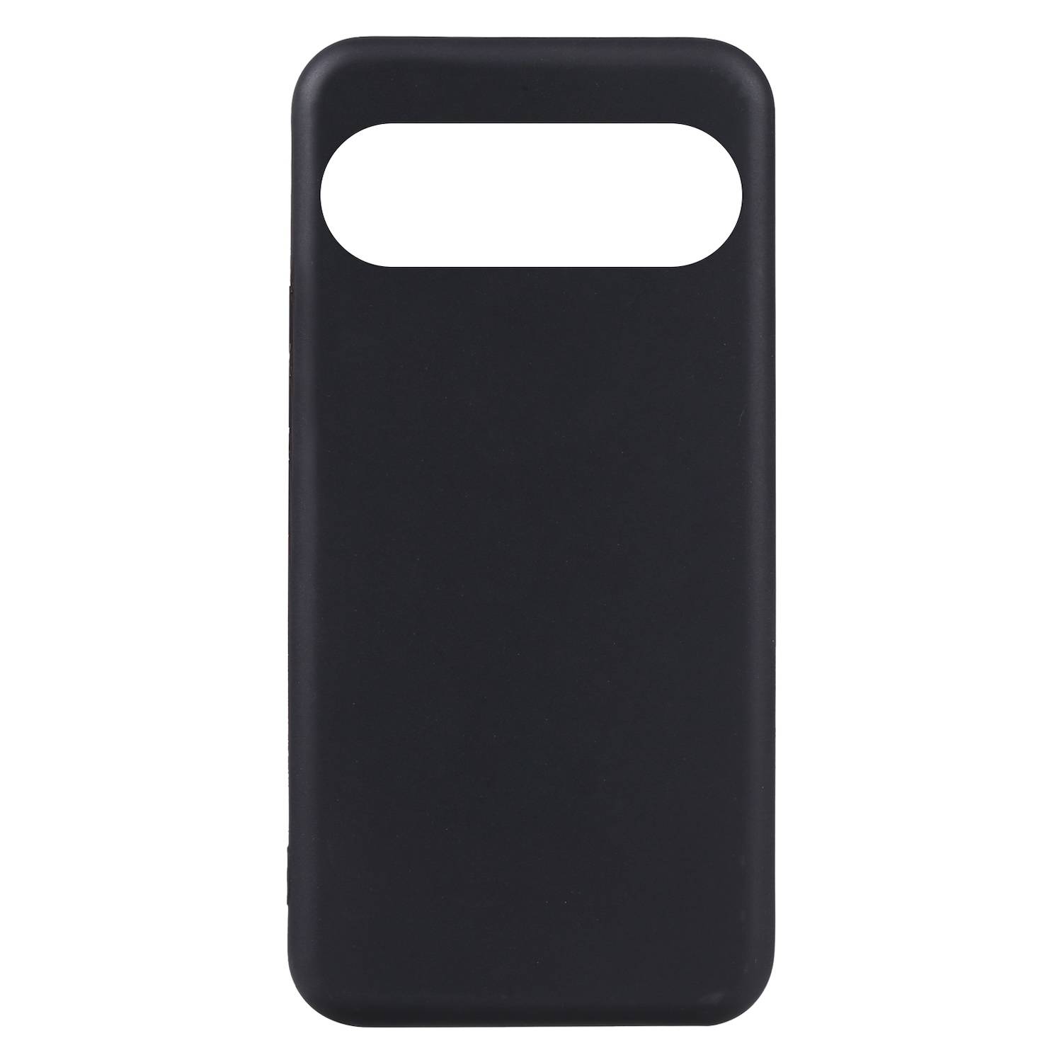 Für Google Pixel 9 / 9 Pro Silikon TPU Hülle Schwarz + H9 Hart Glas