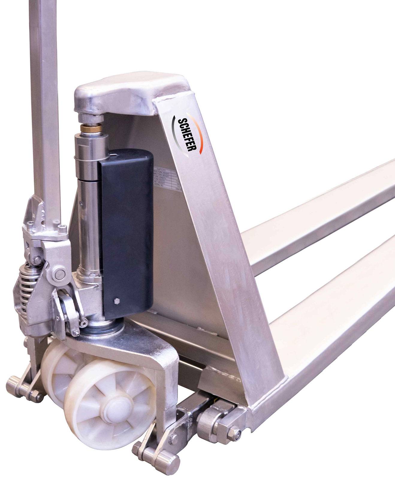 Schefer Scherenhubwagen SHW Premium Edelstahl Tragkraft 1000kg Gabellänge 1150mm