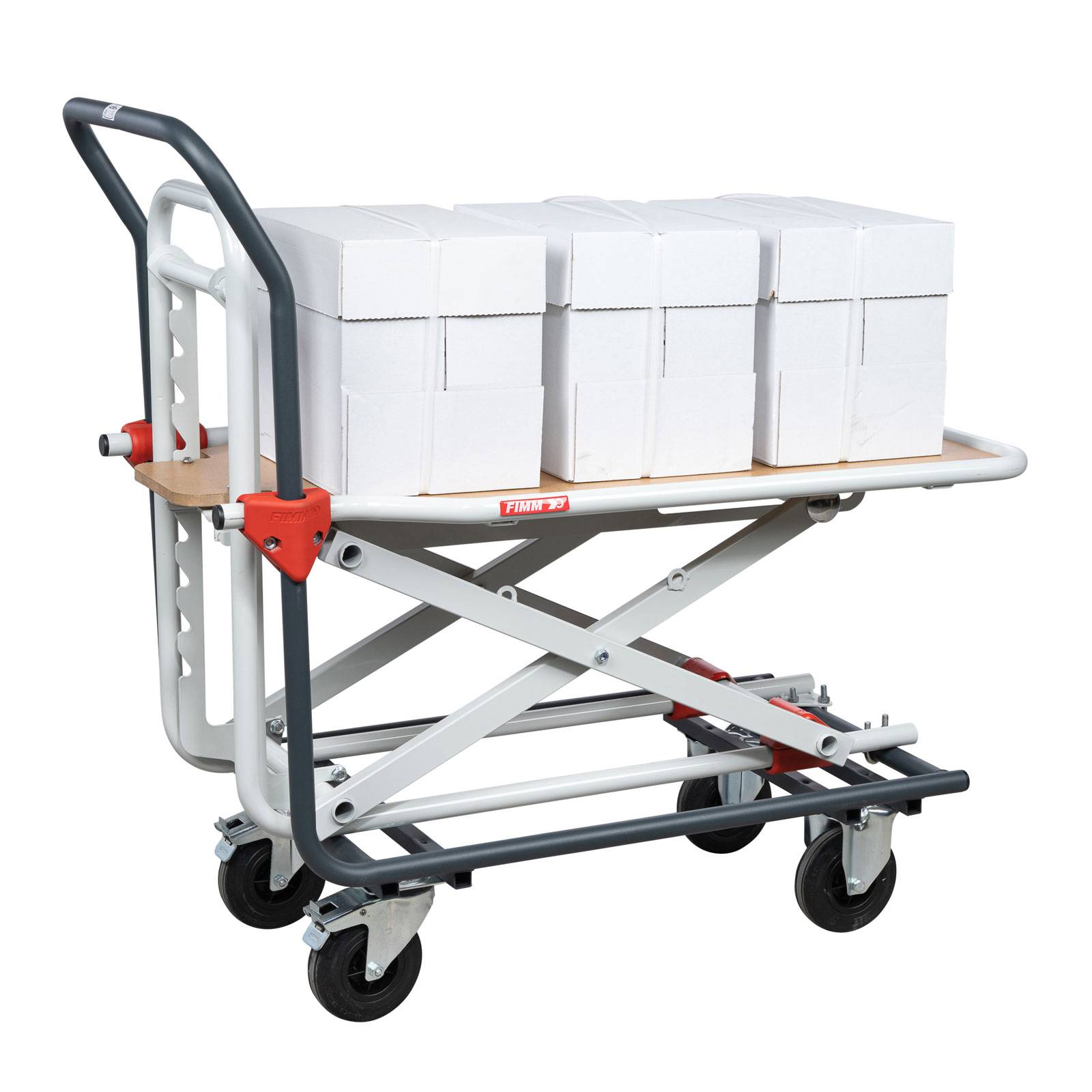 FIMM höhenverstellbarer Kommissionierwagen Tragkraft 150kg