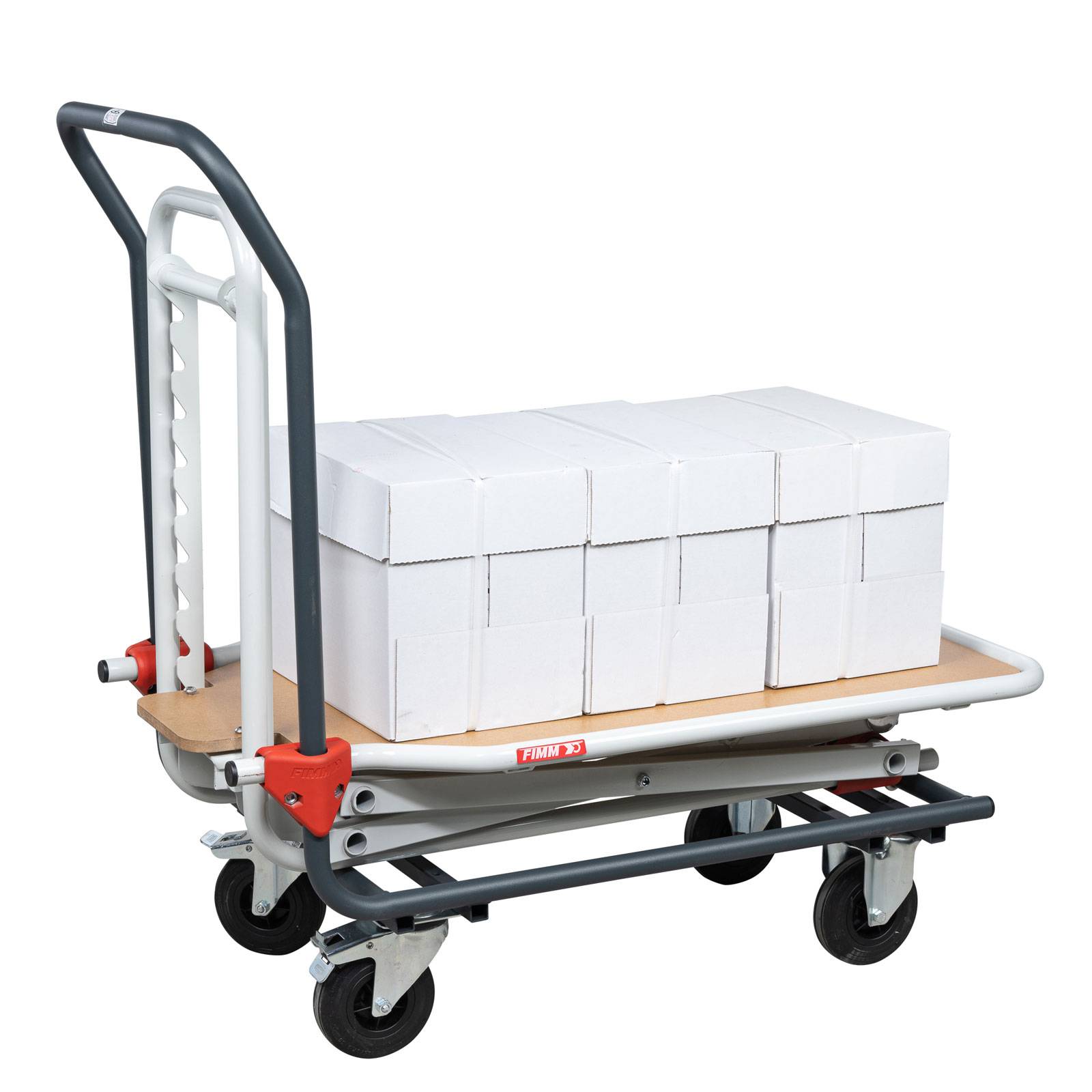 FIMM höhenverstellbarer Kommissionierwagen Tragkraft 150kg