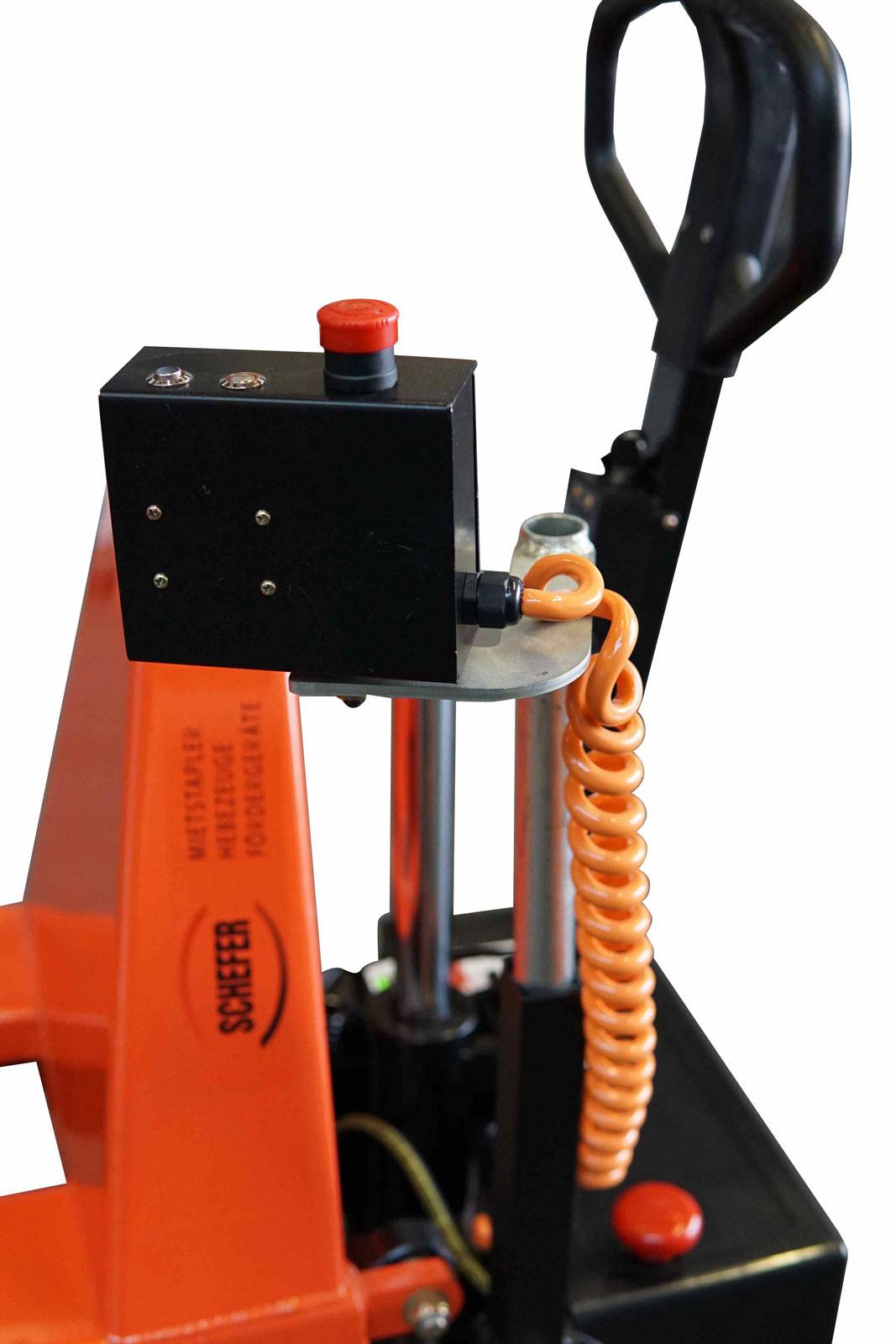 Schefer Scherenhubwagen SHW Primus 15 E mit Positionsendkontrolle Tragkraft 1500kg Gabellänge 1100mm