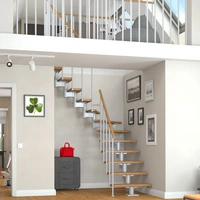 Dolle Mittelholmtreppe Cork Buche, lackiert 1/4 gewendelt 75 cm breit für GH 240 – 292 cm UK Metall Perlgrau mit Geländer Dolle Mittelholmtreppe Cork Buche, lackiert 1/4 gewendelt 75 cm breit für GH 240 – 292 cm UK Metall Perlgrau mit Geländer