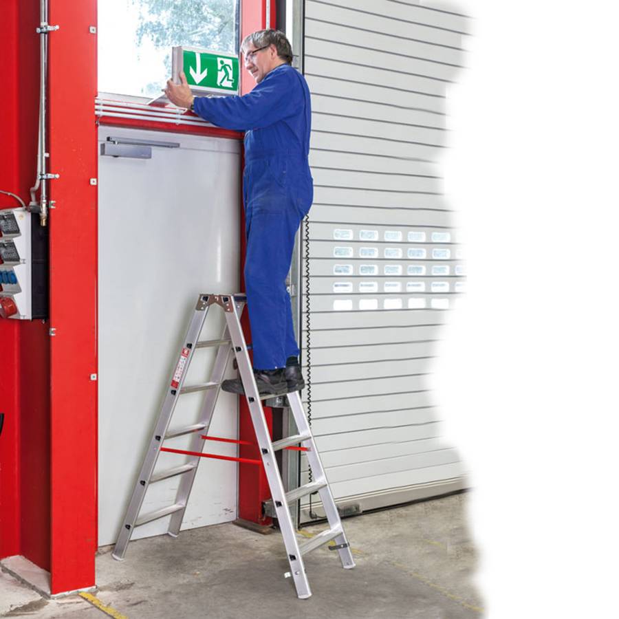 Euroline 20577 Stufenstehleiter 2x5 Stufen