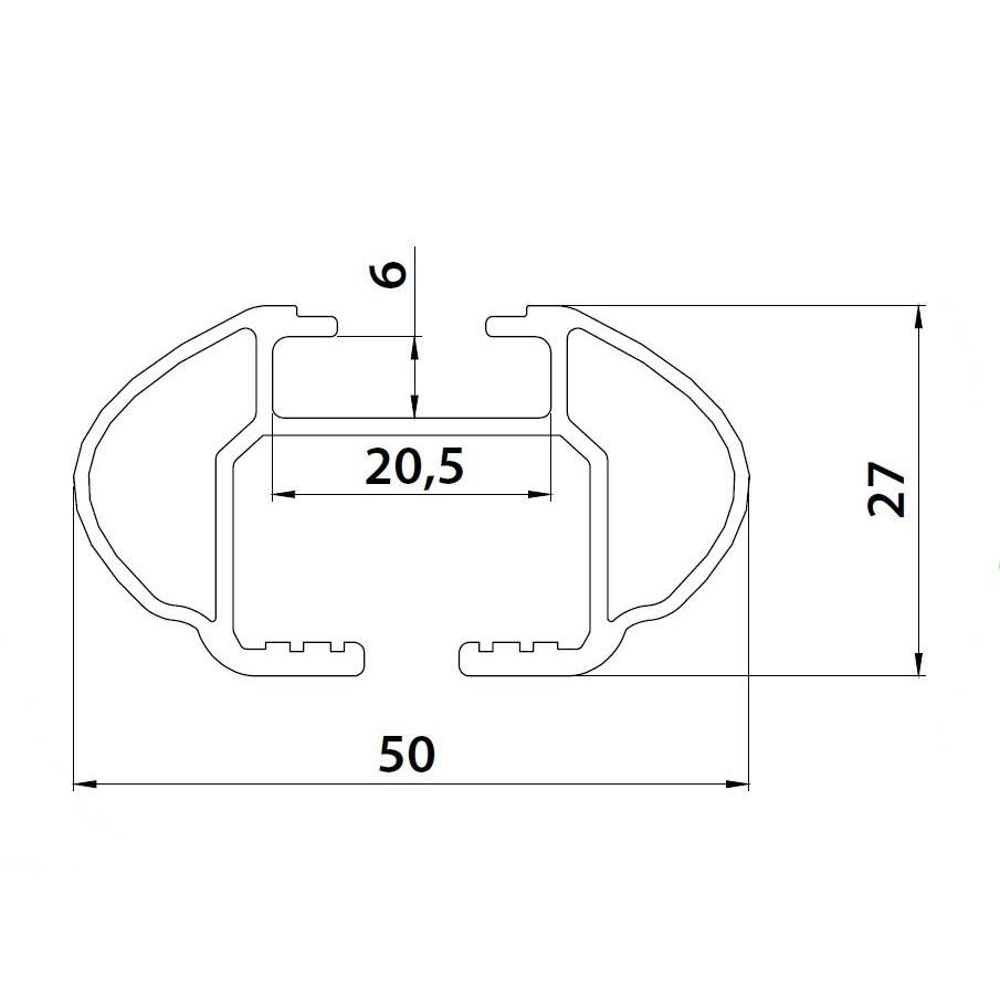 Dachbox VDPMAA580 580 Liter abschließbar schwarz + Dachträger VDP EVO ALU kompatibel mit für Seat Ibiza (021A) 5 Türer 1984-1993