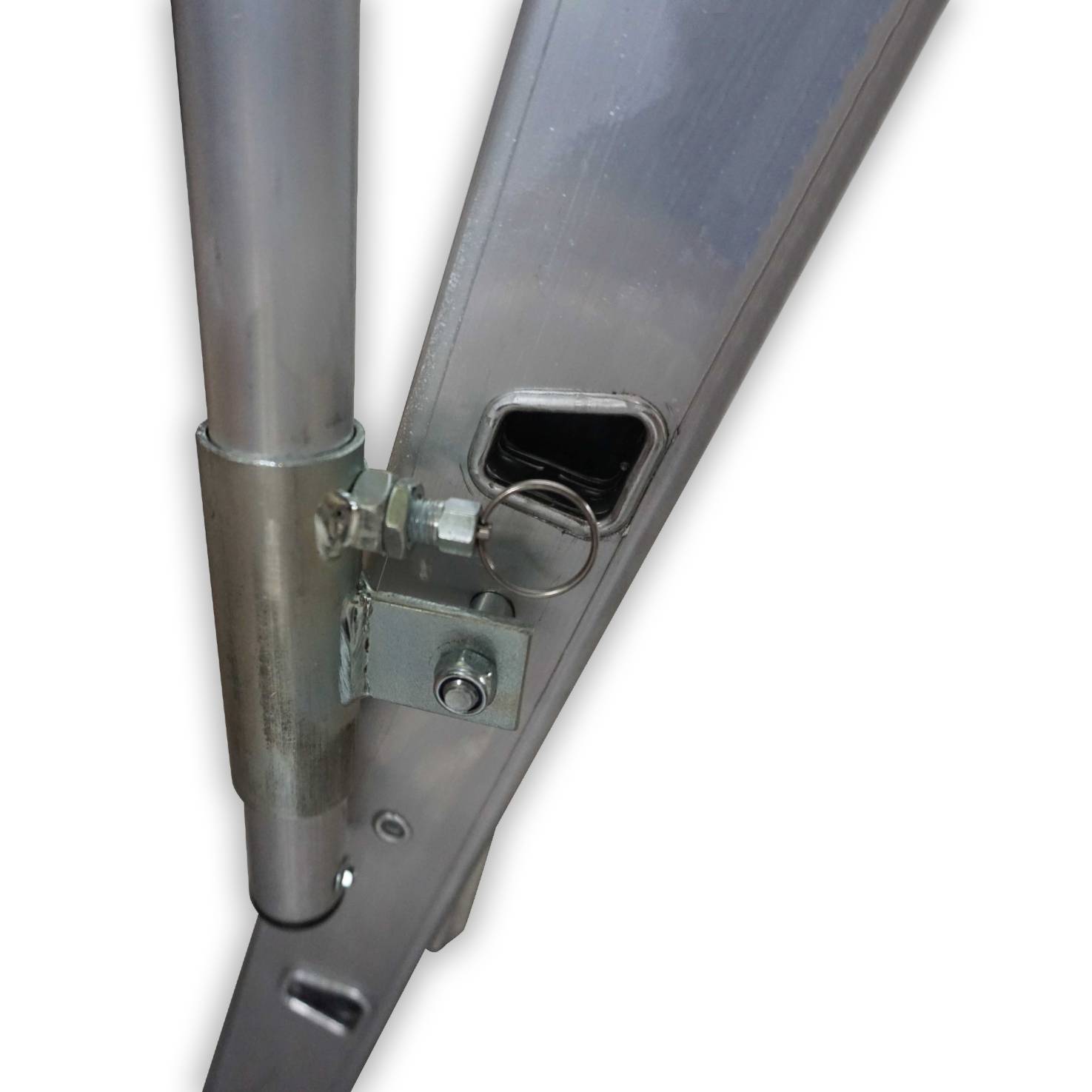 Euroline Workline 2267705 Leichte Stufenstehleiter mit großer Standplattform 5 Stufen