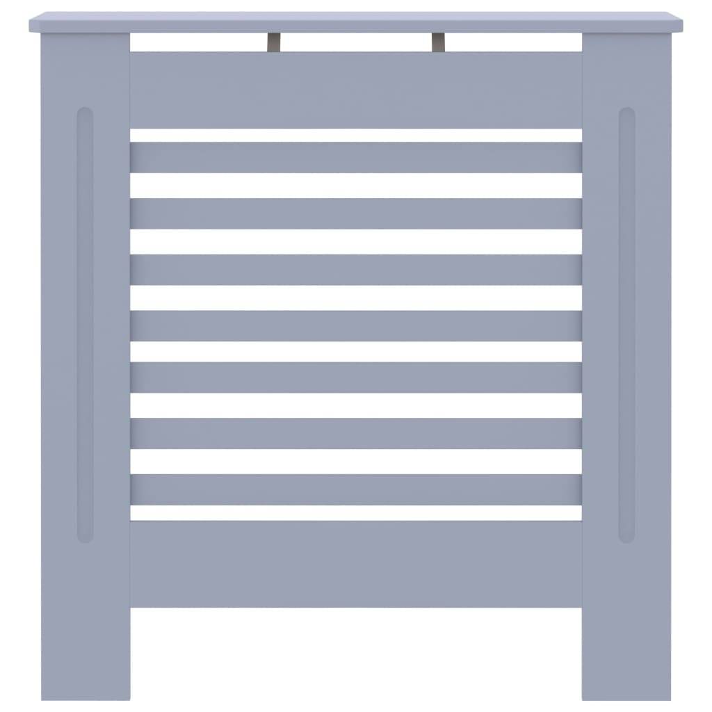 vidaXL MDF Heizkörperverkleidung Grau 78 cm