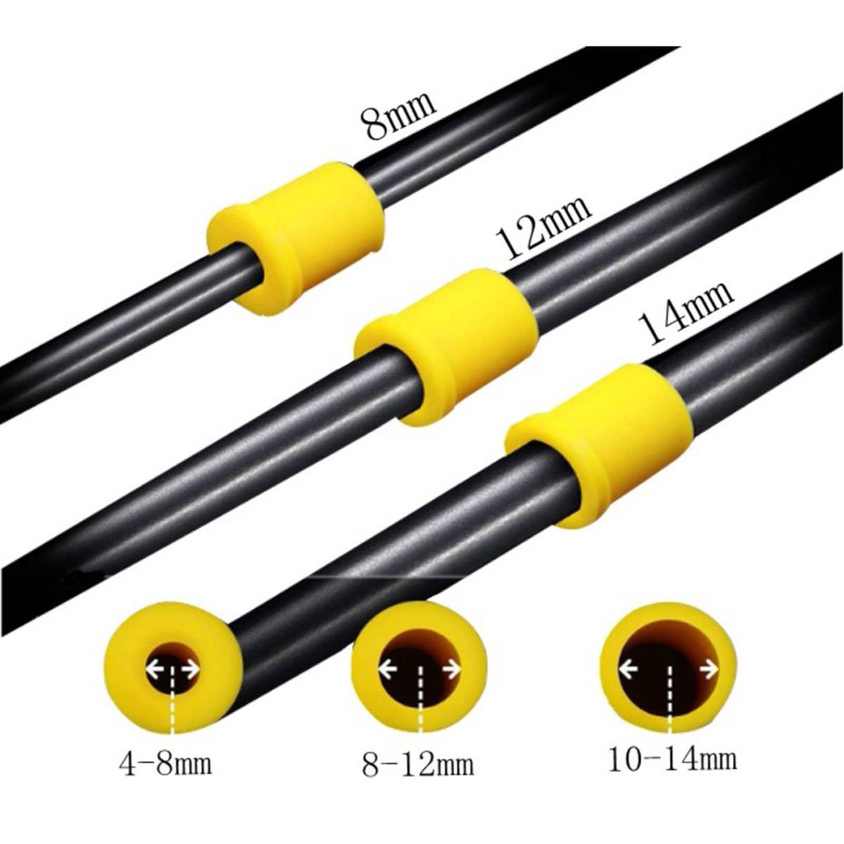 Kabelmuffe Abzweigdose Kabelverbinder IP68 Wasserdicht Erdkabel 2x3 Pin Leitung U-Form 3-Wege